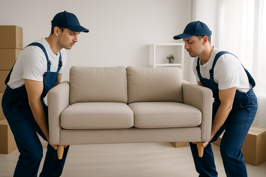 Möbeltransport in Osnabrück – professionelles Team beim Beladen